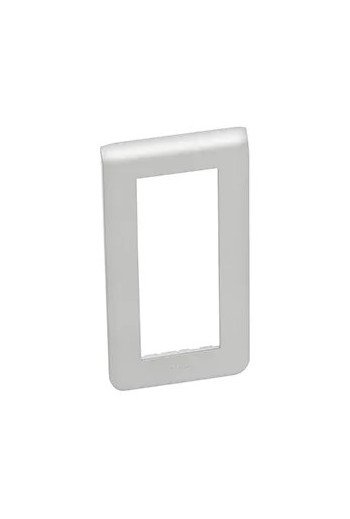 LEGRAND Mosaic Rahmen 5-modulig vertikal Farbe: Aluminium