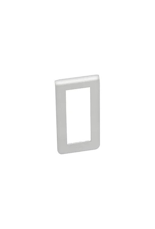 LEGRAND Mosaic Rahmen 5-modulig vertikal Farbe: Aluminium