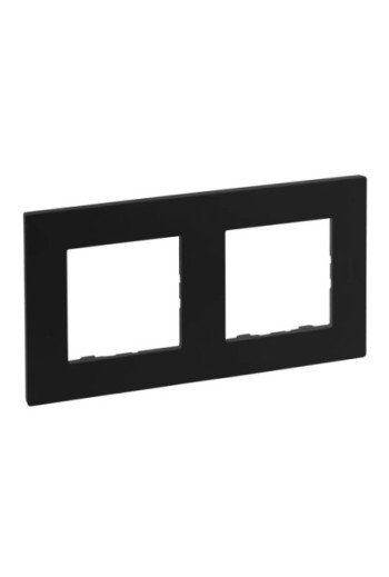 LEGRAND Niloe Step 2-fach Rahmen schwarz