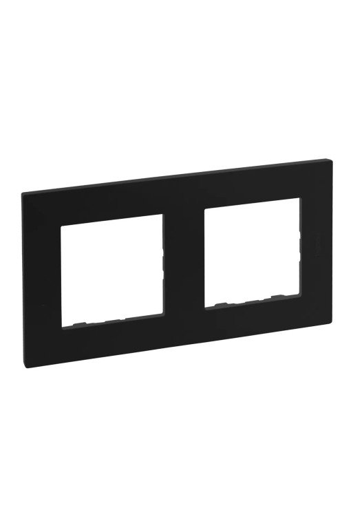 LEGRAND Niloe Step 2-fach Rahmen schwarz