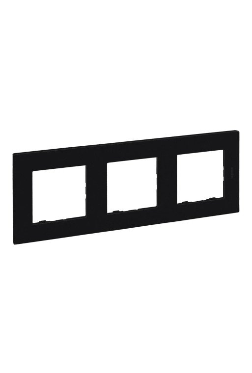 LEGRAND Niloe Step 3-fach Rahmen schwarz