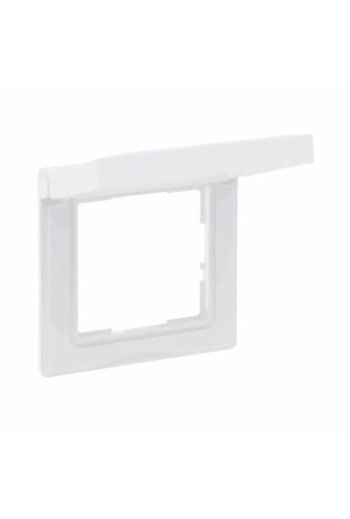 LEGRAND SEANO 1-fach Rahmen mit Klappdeckel IP44 in Farbausführung Ultraweiss