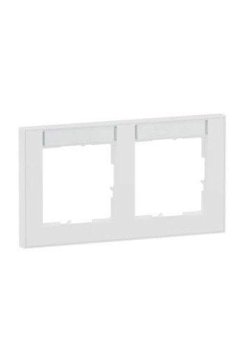 LEGRAND SEANO+ 2-fach Rahmen horizontal mit Besc hriftungsfeld