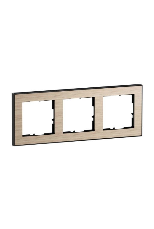 LEGRAND SEANO+ 3-fach Rahmen mit Echtmaterialobe rfläche