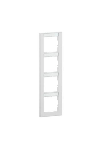 LEGRAND SEANO+ 4-fach Rahmen vertikal mit Beschr iftungsfeld