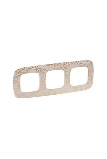 LEGRAND Valena Allure 3-Fach Rahmen Goldstyle