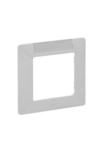 LEGRAND Valena Life 1-fach Rahmen mit Beschriftu ngsfeld Farbe: Ultraweiß