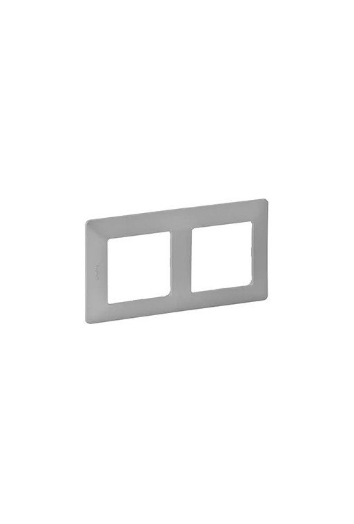 LEGRAND Valena Life 2-Fach Rahmen Aluminium