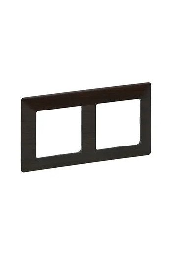 LEGRAND Valena Life 2-Fach Rahmen Dark Wood