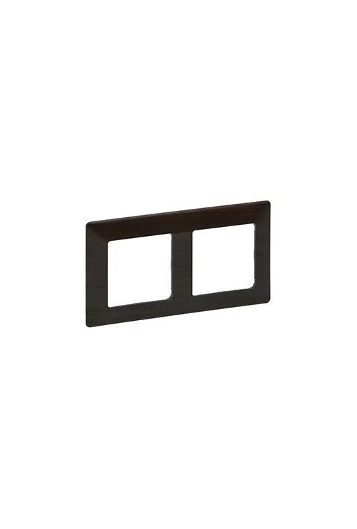 LEGRAND Valena Life 2-Fach Rahmen Dark Wood