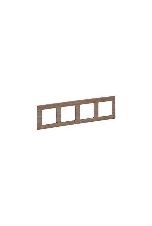 LEGRAND Valena Life 4-Fach Rahmen Light Wood