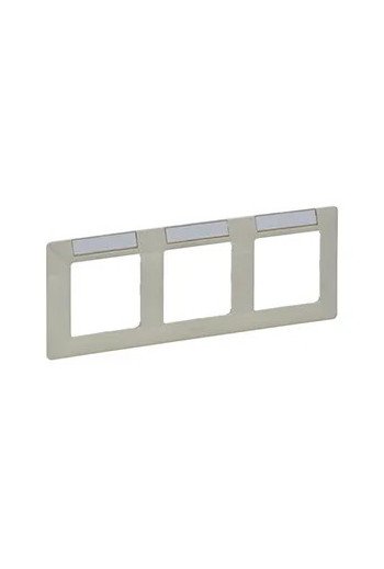LEGRAND Valena Life 5-fach Rahmen Farbe: Mandelw eiß/Chrom