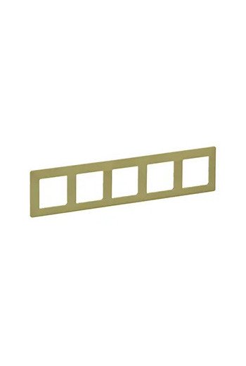 LEGRAND Valena Life 5-Fach Rahmen Limone