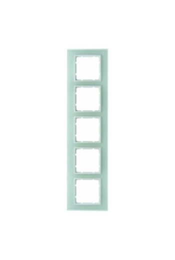 BERKER B.7 Rahmen 5fach Glas polarweiß