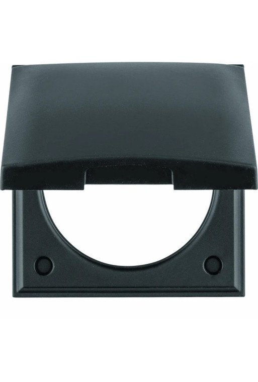 BERKER INTEGRO Pure Rahmen 1fach mit Klappdeckel