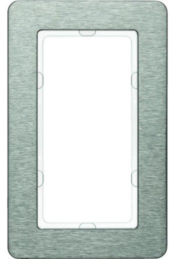 BERKER KNX Q.7 Rahmen mit großem Ausschnitt Edelstahl