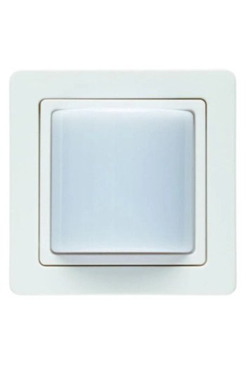 BERKER Q.1 Lichtsignal mit Rahmen 24 V DC polarweiß samt