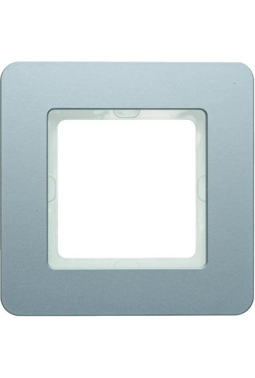 BERKER Q.7 Rahmen 1fach Aluminium