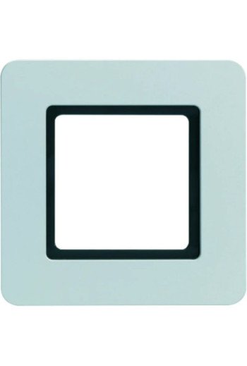 BERKER Q.7 Rahmen 1fach beleuchtbar Aluminium
