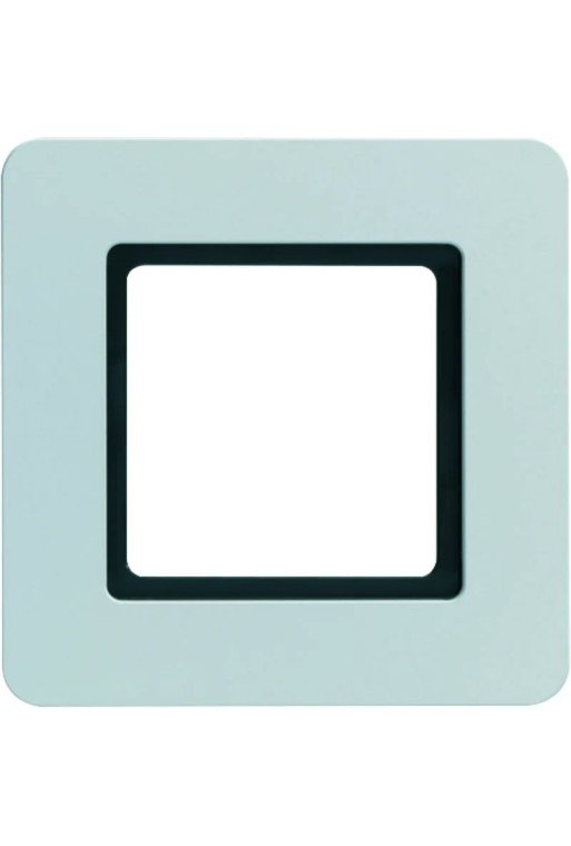 BERKER Q.7 Rahmen 1fach beleuchtbar Aluminium