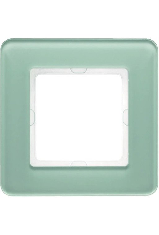 BERKER Q.7 Rahmen 1fach Glas polarweiß