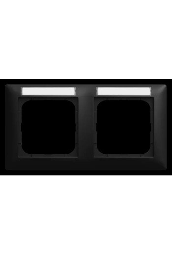 BUSCH-JAEGER Abdeckrahmen 2-fach mit Sichtfenster waa gerecht Busch-balance® SI