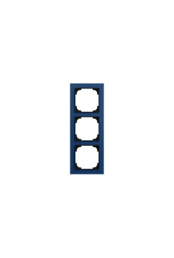 BUSCH-JAEGER Abdeckrahmen 3-fach Glas blau