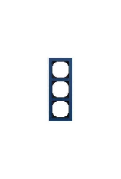 BUSCH-JAEGER Abdeckrahmen 3-fach Glas blau