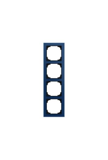 BUSCH-JAEGER Abdeckrahmen 4-fach Glas blau