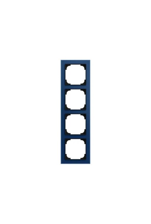 BUSCH-JAEGER Abdeckrahmen 4-fach Glas blau