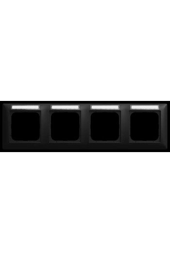 BUSCH-JAEGER Abdeckrahmen 4-fach mit Sichtfenster waa gerecht Busch-balance® SI