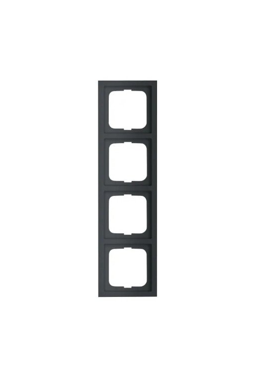BUSCH-JAEGER Rahmen 4-fach Future Linear schwarz matt