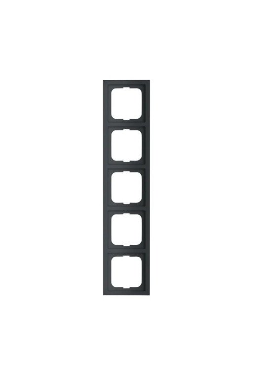 BUSCH-JAEGER Rahmen 5-fach Future Linear schwarz matt