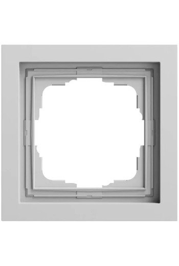 GIRA Abdeckrahmen 1f Gira F200 Grau m(lack.)