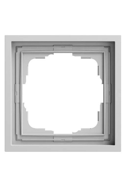 GIRA Abdeckrahmen 1f Gira F300 Grau m(lack.)