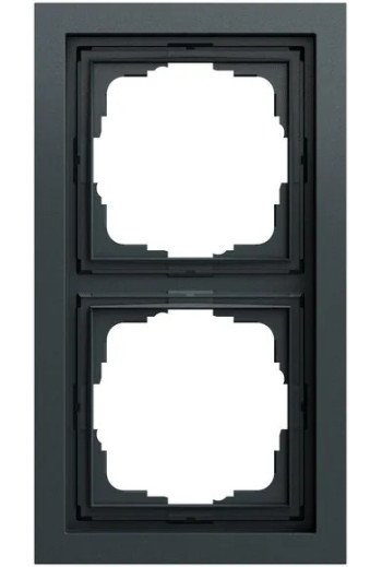 GIRA Abdeckrahmen 2f Gira F200 Anthrazit(lack .)