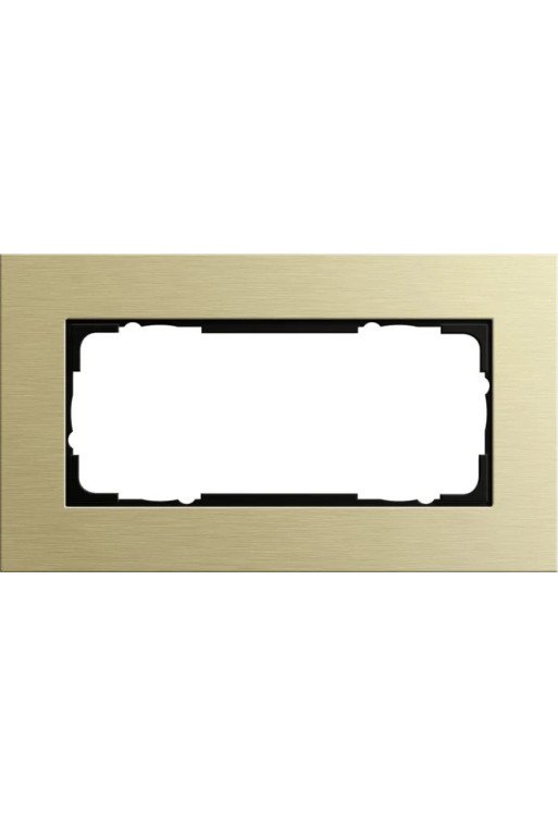 GIRA Abdeckrahmen 2f o.M. Esprit Alum.He llgold