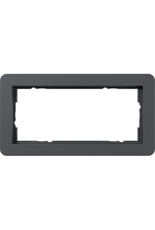 GIRA Abdeckrahmen 2f o.M. Gira E1 Anthrazit