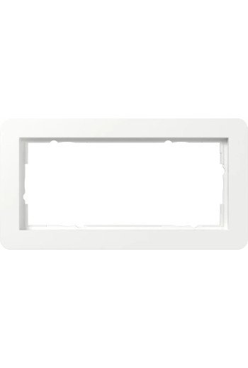 GIRA Abdeckrahmen 2f o.M. Gira E1 Reinweiss