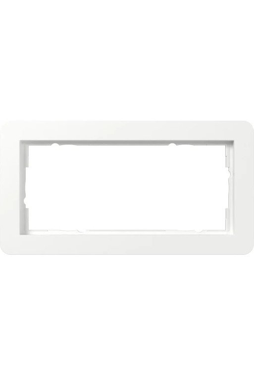 GIRA Abdeckrahmen 2f o.M. Gira E1 Reinweiss