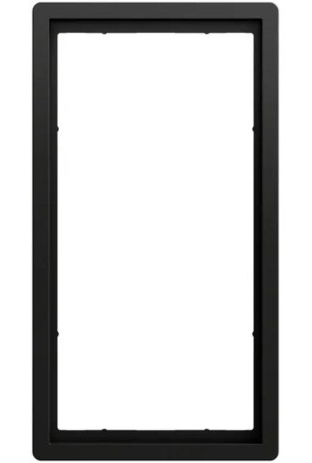 GIRA Abdeckrahmen 2f o.M. Gira F100 Schwarz m (lack.)