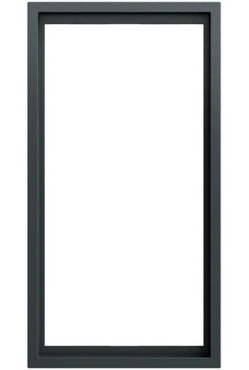 GIRA Abdeckrahmen 2f o.M. Gira F300 Anthrazit (lack.)