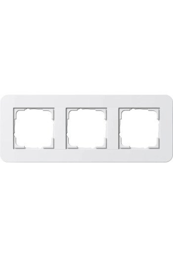 GIRA Abdeckrahmen 3f E3 Reinweiß/Reinwei ß