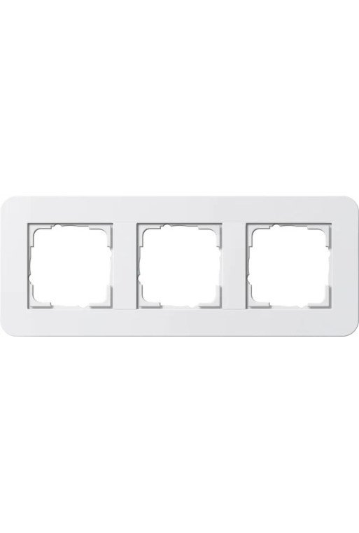 GIRA Abdeckrahmen 3f E3 Reinweiß/Reinwei ß