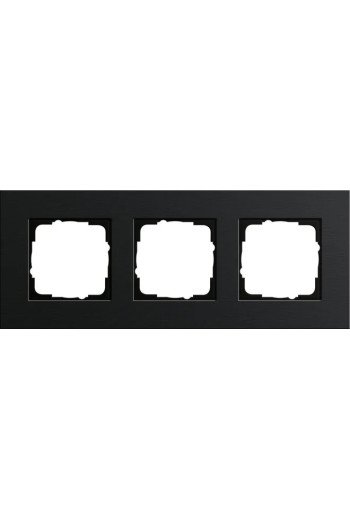 GIRA Abdeckrahmen 3f Esprit Alum.Schwarz