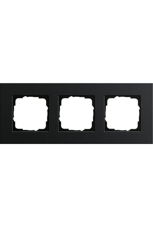 GIRA Abdeckrahmen 3f Esprit Alum.Schwarz