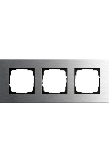 GIRA Abdeckrahmen 3f Esprit Edelstahl