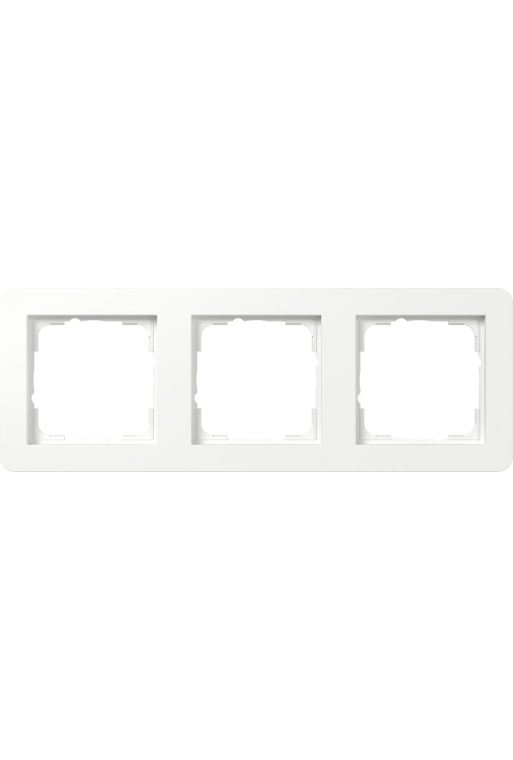 GIRA Abdeckrahmen 3f Gira E1 Reinweiss m