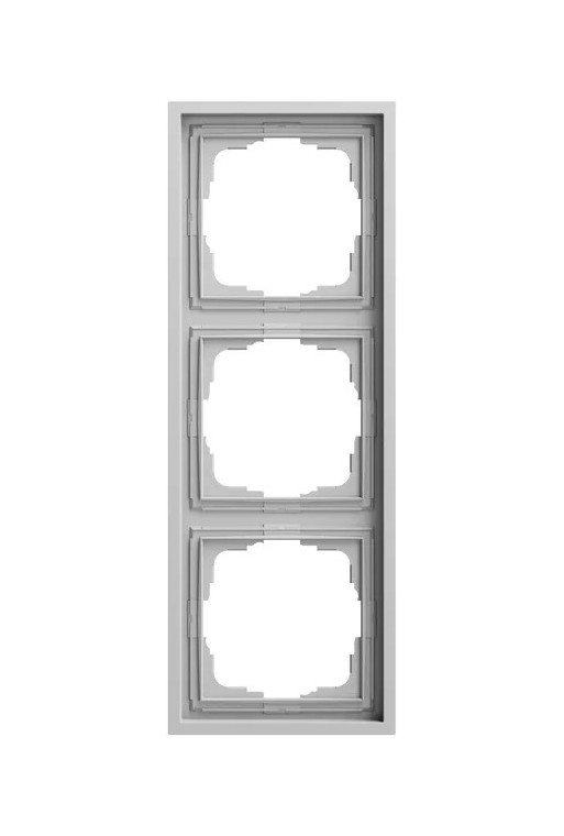 GIRA Abdeckrahmen 3f Gira F300 Grau m(lack.)