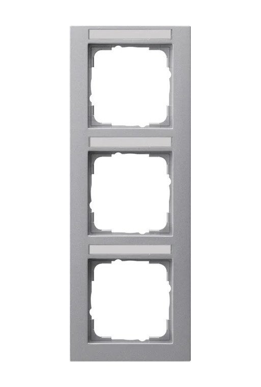 GIRA Abdeckrahmen 3f senkr. BSF E2 F Alu